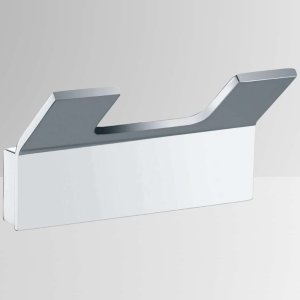 鉻色雙掛衣勾 31053-26