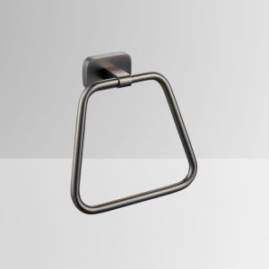 全銅碳灰色霧面毛巾環 16cm 33260-E6