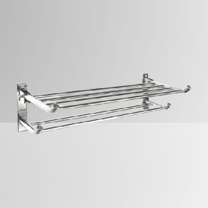 不鏽鋼可活動置物毛巾架 60cm 35502-10