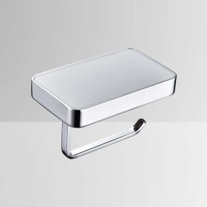 不鏽鋼平台衛生紙架 (亮面/嗆灰) 38255